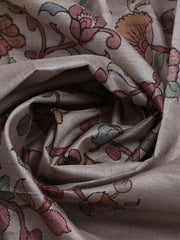 Embroidered Tussar Unstitched Suit With Dupatta