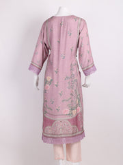 Floral Printed Muslin Kurta With Pants & Dupatta