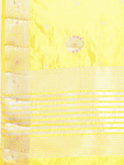 Plain Zari Border Art Silk Woven Saree