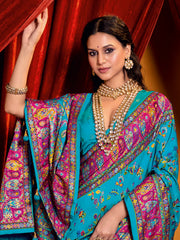 Digital Printed Art Crepe Saree