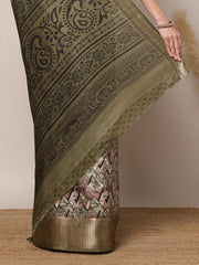 Printed Dola Silk Saree