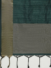 Embroidered Border Booti Art Silk Saree