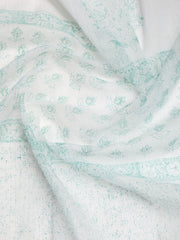 Neck Embroidered Cotton Blend Unstitched Suit With Dupatta