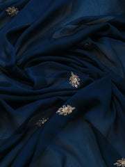 Zari Jaal Art Silk Unstitched Suit Piece With Dupatta