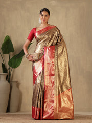 Woven Design Art Silk Saree