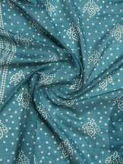 Printed Cotton Blend Unstitched Suit With Dupatta