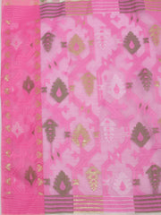 Resham Woven Design Cotton Saree