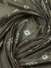 Printed Cotton Blend Unstitched Suit With Pant & Dupatta