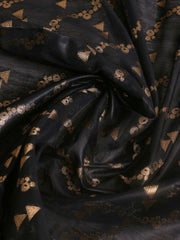 Woven Design Chanderi Unstitched Suit With Pant & Dupatta