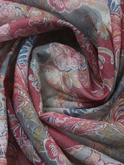 Embroidered Linen Blend Ustitched Suit With Pant & Dupatta