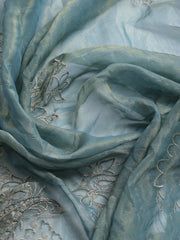 Woven Design Tissue Unstitched Suit With Dupatta