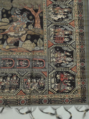 Printed Tussar Saree