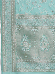 Zari Jaal Art Silk Woven Saree