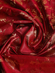 Woven Design Chanderi Unstitched Suit With Pant & Dupatta