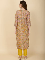 Printed Cotton Kurta Set
