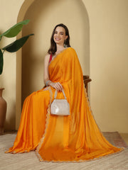 Digital Printed Chiffon Saree