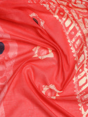 Printed Cotton Blend Unstitched Suit With Dupatta