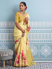 Printed Art Silk Saree