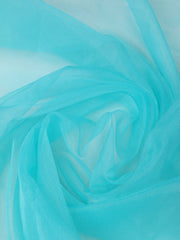 Neck Zari Embroidery Organza Unstitched Suit Piece With Dupatta