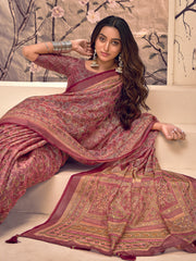 Printed Art Silk Saree