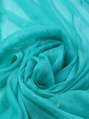 Neck Embroidered Cotton Blend Unstitched Suit With Dupatta