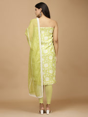 Printed Cotton Unstitched Suit With Dupatta