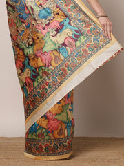 Printed Dola Silk Saree