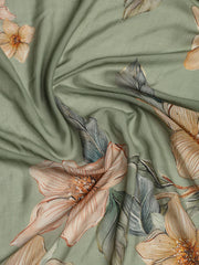 Printed Muslin Unstitched Suit With Dupatta