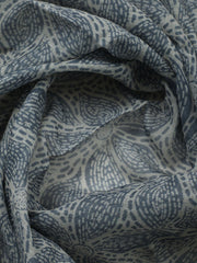 Embroidered Linen Blend Unstitched Suit With Pant Dupatta