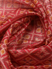 Woven Design Chanderi Ustitched Suit With Pant & Dupatta