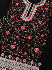 Embroidered Georgette Unstitched Suit Piece With Dupatta