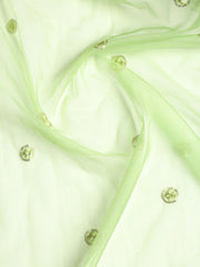 Neck Embroidered Chanderi Unstitched Suit With Dupatta