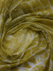 Patch Neck Cotton Blend Unstitched Suit With Dupatta