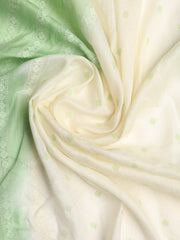 Neck Embroidered Cotton Blend Unstitched Suit With Dupatta