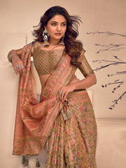 Printed Art Silk Saree