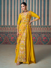 Printed Art Slik Suit With Pant & Dupatta