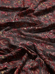 Resham Jaal Embroidery Georgette Saree