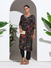 Printed Cotton Blend Kurta With Pant