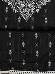 Embroidered Cotton Blend Unstitched Suit With Dupatta