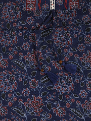 Printed Cotton Blend Unstitched Suit Piece With Dupatta