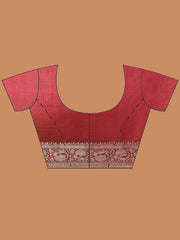 Zari Border Booti Art Silk Woven Saree