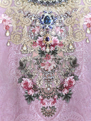 Digital Printed Georgette Kaftan Kurti