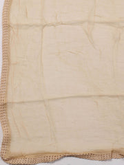 All Over Embroidered Chanderi Unstitched Suit Piece With Dupatta