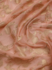 Booti Woven Chanderi Unstitched Suit Piece With Dupatta