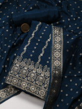 Woven Design Chanderi Unstitched Suit With Dupatta