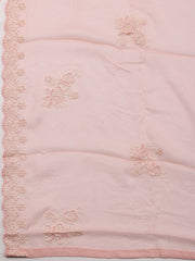 All Over Embroidery Cotton Unstitched Suit Piece With Dupatta