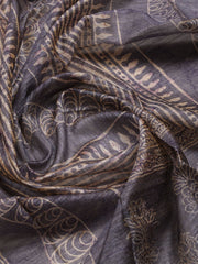 Neck Patti Embroidery Chanderi Unstitched Suit Piece With Dupatta