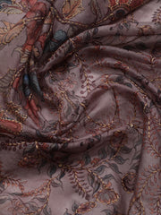 Kaantha Embroidery Chanderi Unstitched Suit With Dupatta