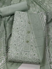 Printed Cotton Unstitched Suit Piece With Dupatta