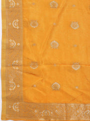 Woven Chanderi Unstitched Suit Piece With Dupatta